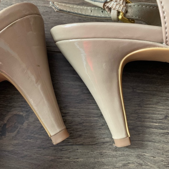 Nude Coloured Bandolino High Heeled Shoes - Picture 10 of 10